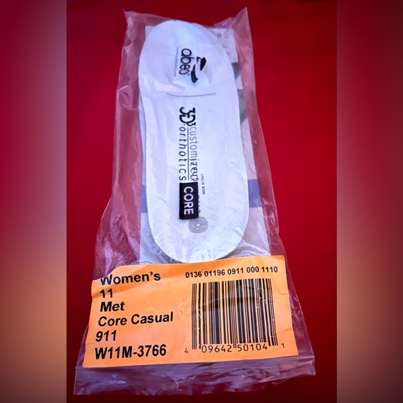 Abeo Shoes - Women's ABEO 3D3 Customized Orthotic Insoles - Size 11 - NWT